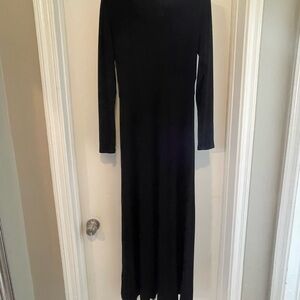 Veronica M Classic Black Long Sleeve Dress